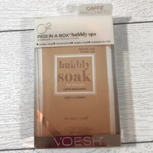 Voesh O2 Pedi In A Box Caffe Macchiato Spa 4 Step Kit New